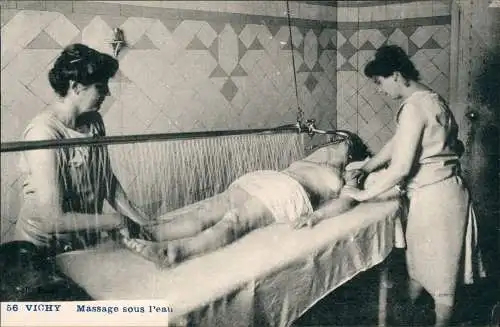 CPA Vichy Massage sous l'eau - Frauen 1913