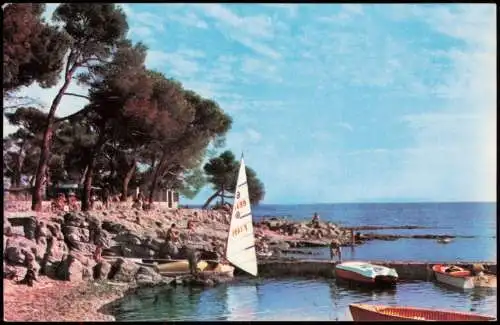 Boulouris-Saint-Raphaël Ortsansicht La Plage Le Petit Port 1960