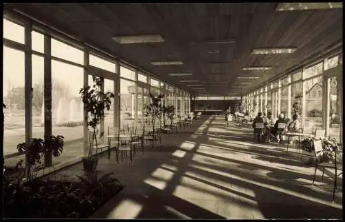 Ansichtskarte Bad Zwischenahn Wandelhalle - Innenansicht Fotokarte 1961