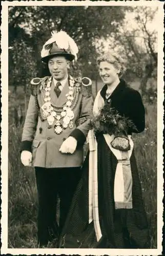 Köln Schützenkönig und seine Frau Schützenverein 1965 Privatfoto Foto
