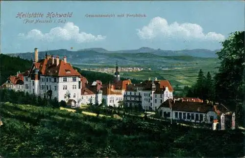 Ansichtskarte Hohwald (Sachsen) Heilstätte Hohwald 1919
