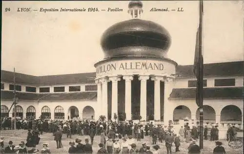 CPA Lyon Exposition Internationale - Pavillon 1914