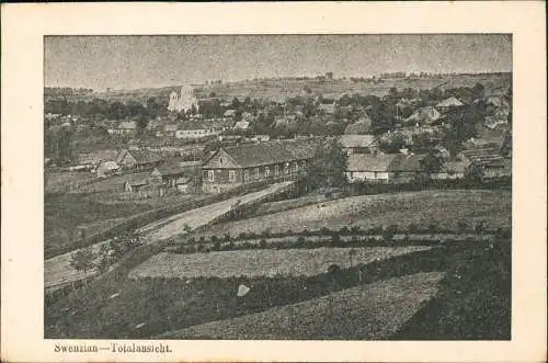 Postcard Swenzian Święciany Stadtpartie - Litauen Lietuvos 1917