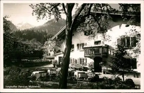 Ansichtskarte Staudach-Egerndach Bergkaffee Pension Mühlwinkl 1956