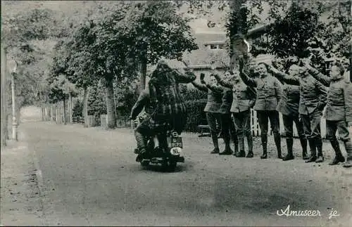 Postkaart .Niederlande Militär Armee Military Abschied Soldaten 1962