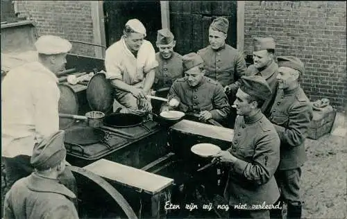 .Niederlande Militär Armee Military Soldaten Feldküche 1962