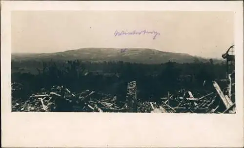 Militär Propaganda 1.WK Erster Weltkrieg zerstörter Ort Frankreich 1916