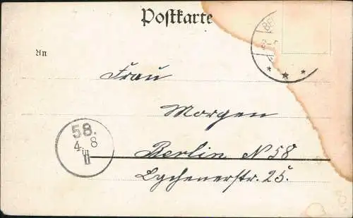 Postcard Berg Dievenow Dziwnów Strandleben - Pommern 1904