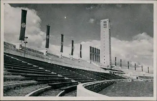 Ansichtskarte Charlottenburg-Berlin Maifeld Reichssportfeld Stadion 1936