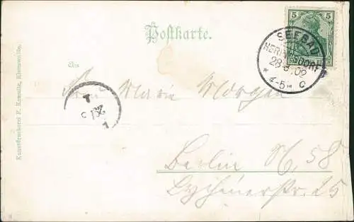 Postcard Südafrika South Africa Burenkrieger aus Deutschland 1902