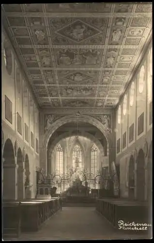 Ansichtskarte Reichenau (Bodensee) Kirchen Innenansicht 1940