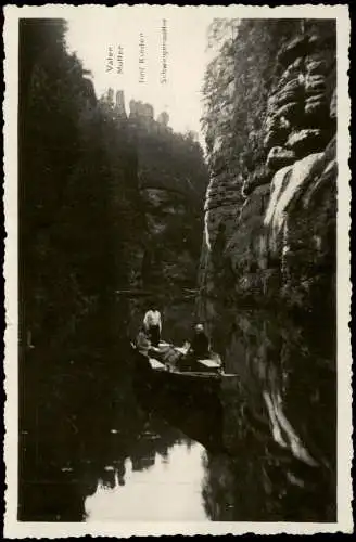 Jonsdorf (CZ) Janov Edmundsklamm Edmundova Soutěska Elbesandsteingebirge 1941