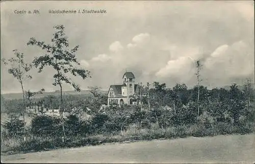 Ansichtskarte Köln Waldschenke i. Stadtwalde. 1912