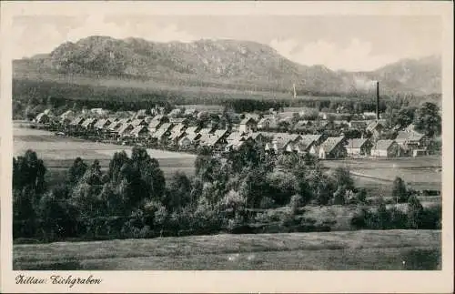 Ansichtskarte Eichgraben-Zittau Blick auf Einfamilienhäuser 1950/1939