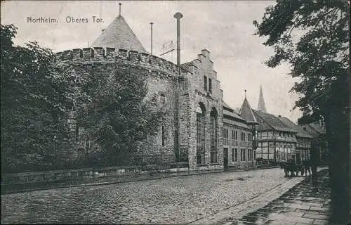 Ansichtskarte Northeim Straßenpartie - Oberes Tor 1917