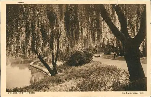 Ansichtskarte Charlottenburg-Berlin Im Lietzensee-Park 1934