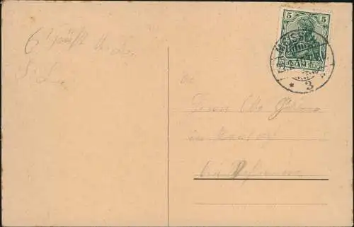 Ansichtskarte Meißen Ansicht einer Meißener Weinlese. 1910