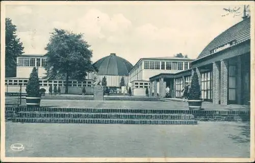 Ansichtskarte Dresden Jahresschau Deutscher Arbeit Planetarium 1928