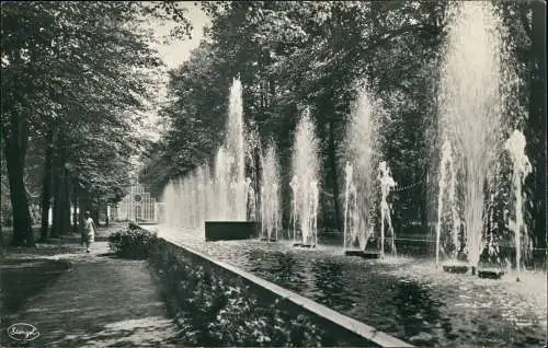 Ansichtskarte Dresden Hygiene Ausstellung Hundertbrunnenstraße 1928