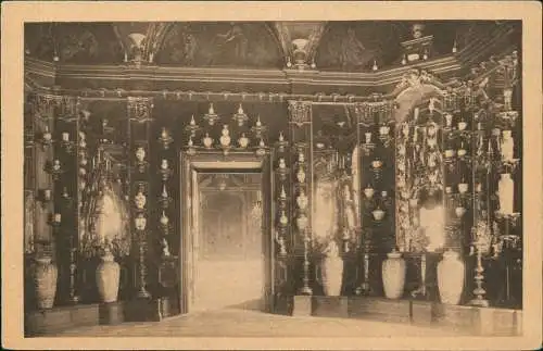 Ansichtskarte Innere Altstadt-Dresden Residenzschloss Turmzimmer. 1922