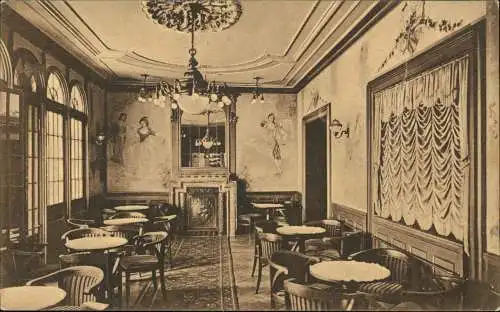 Ansichtskarte Bühlau-Dresden Linckesches Bad Bautznerstraße - Saal 1936