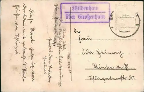 Ansichtskarte Friedrichstadt-Dresden Luftbild Hafenmühle-Bienert 1928