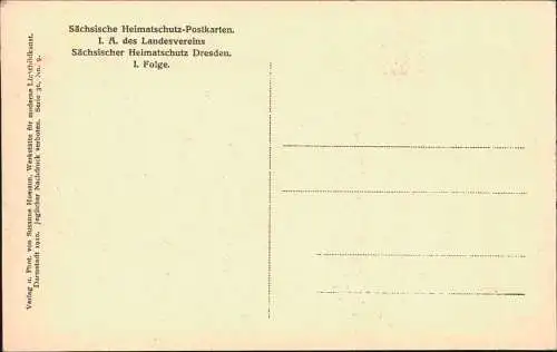 Ansichtskarte Innere Altstadt-Dresden Frauenstrasse 4 - Portal 1927