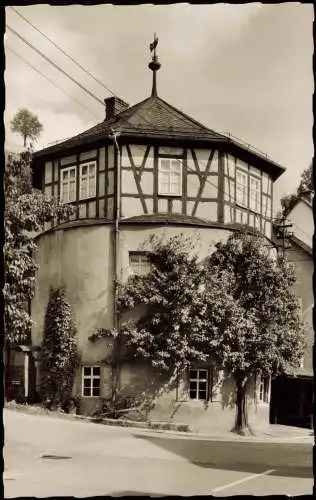Ansichtskarte Ludwigsstadt Ortsansicht, 1000 jährige Kapelle 1960
