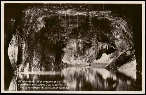 Ansichtskarte Saalfeld (Saale) Feengrotte Märchendom 1930