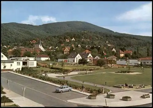 Ansichtskarte Alsbach (Bergstraße) Stadtpartie, Parkplatz 1981