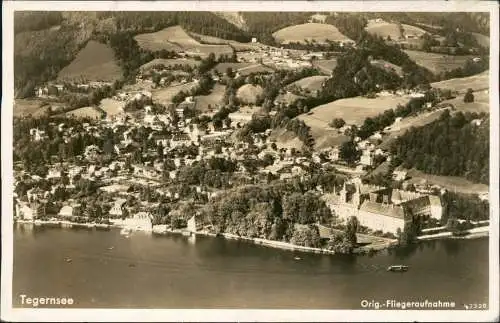 Ansichtskarte Tegernsee (Stadt) Luftbild 1928