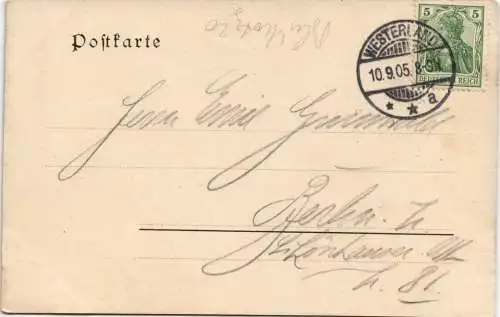 Westerland-Sylt Umkleidekabinen, Strandrestaurant - Damenbad 1904/1905