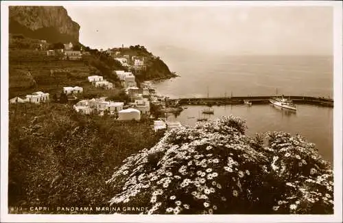 Cartoline Capri Marina Grande 1937