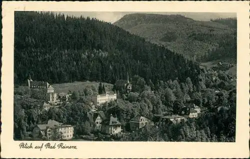 Postcard Bad Reinerz Duszniki-Zdrój Blick auf die Stadt 1934