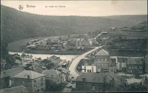 Postkaart Bohan La route de France. 1915