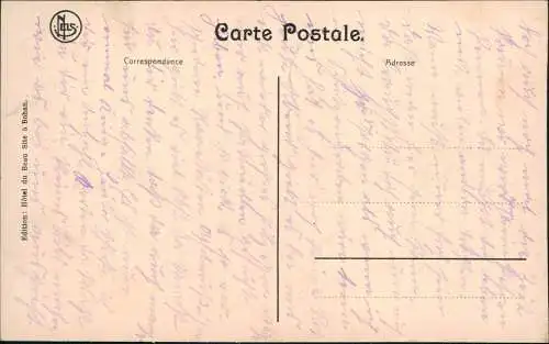 Postkaart Bohan La route de France. 1915