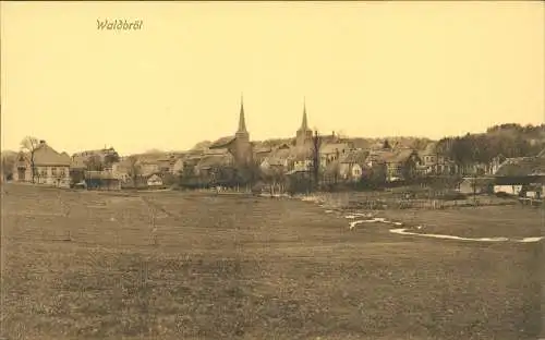 Ansichtskarte Waldbröl Partie an der Stadt 1911