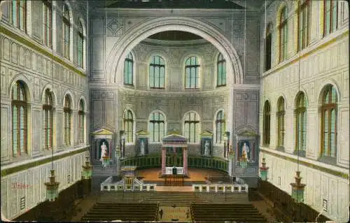 Ansichtskarte Trier Altar Basilika 1915  gel. Feldpost T1. PK Zu befördern