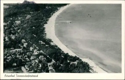 Ansichtskarte Timmendorfer Strand Luftbild 1953