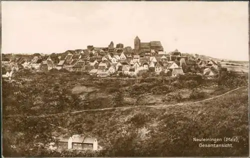 Ansichtskarte Altleiningen Stadtblick - Fotokarte 1929