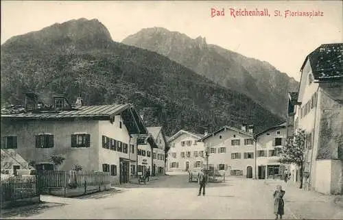 Ansichtskarte Bad Reichenhall Floriansplatz 1903