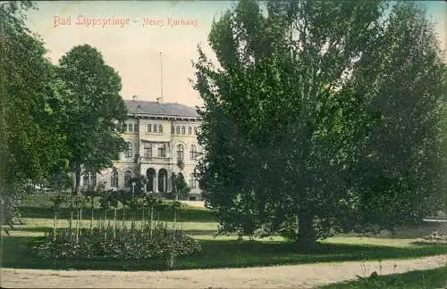 Ansichtskarte Bad Lippspringe Neues Kurhaus 1905