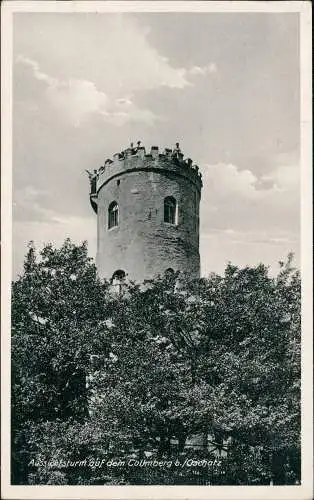 Ansichtskarte Collm-Wermsdorf Aussichtsturm auf dem Colmberg 1933