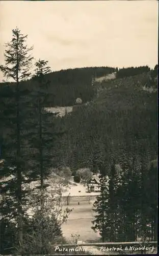 Ansichtskarte Oberpöbel-Dippoldiswalde Gasthaus Putzmühle 1929