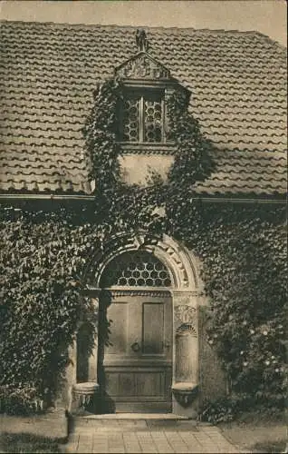 Ansichtskarte Meißen Haustor am Försterhaus in Siebeneichen 1917