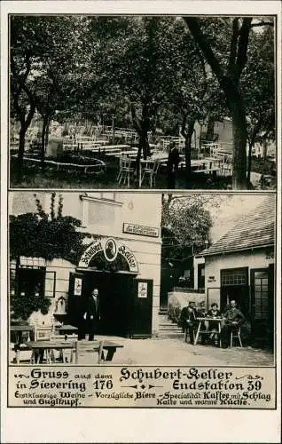 Ansichtskarte Sievering-Wien 2 Bild Schuberts Keller 1931