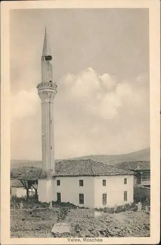 Postcard Veles Велес, Keuprulu Moschee 1914 Mazedonien