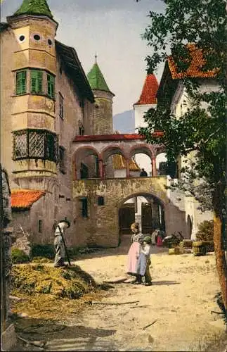 Eppan Südtirol Appiano sulla Strada del Vino Schloss Wendelstein Kinder 1913