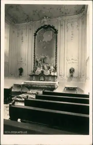 Ansichtskarte Beilngries Schloss Hirschberg Schlosskapelle - Innen 1932