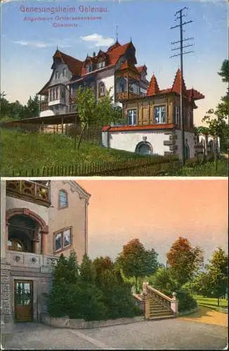 Gelenau (Erzgebirge) Allgemeine Ortskrankenkasse Genesungsheim 1914